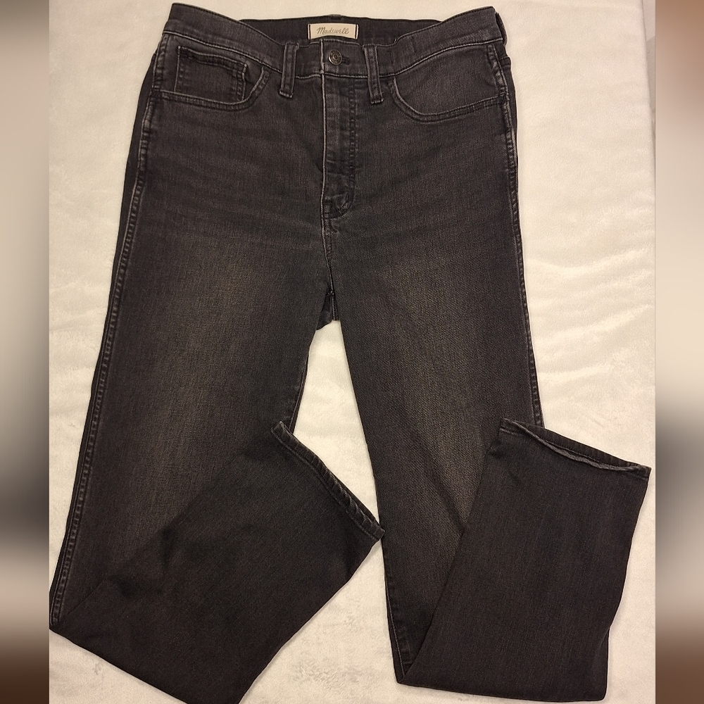 Madewell Faded Black Roadtripper Jeans